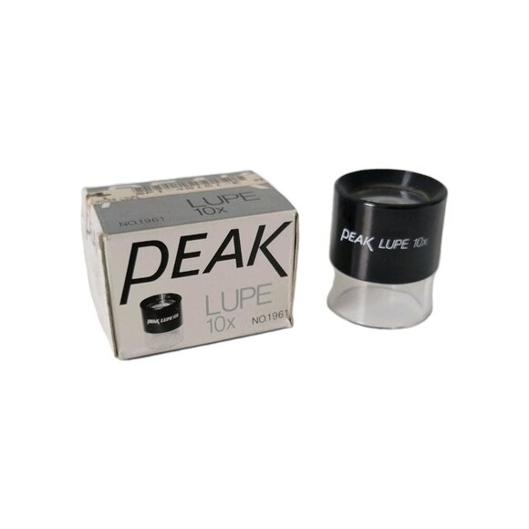 Peak Scale Loupe Lupe 10X Portable Magnifier No. 1961 In Box - Picture 1 of 2